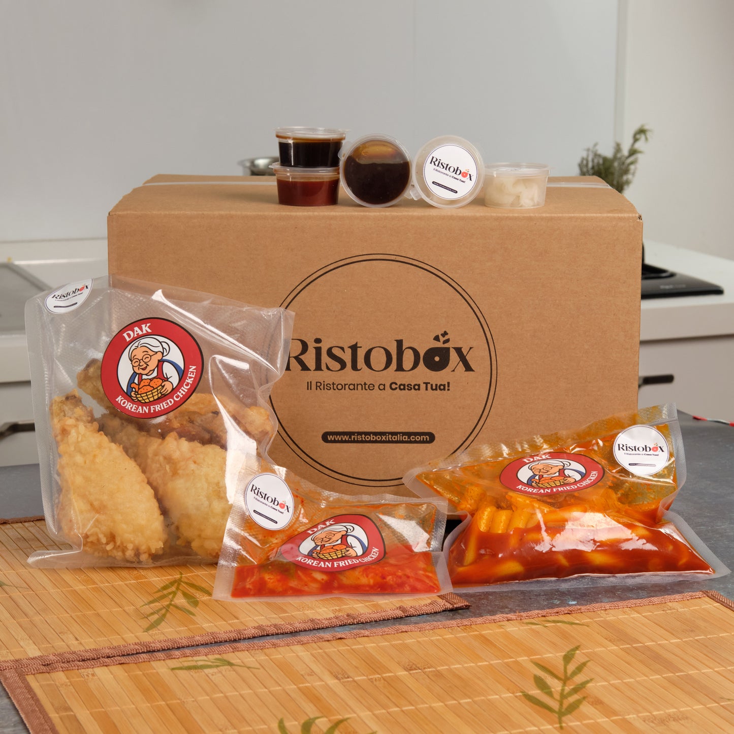 Box Cosce di pollo fritto coreano