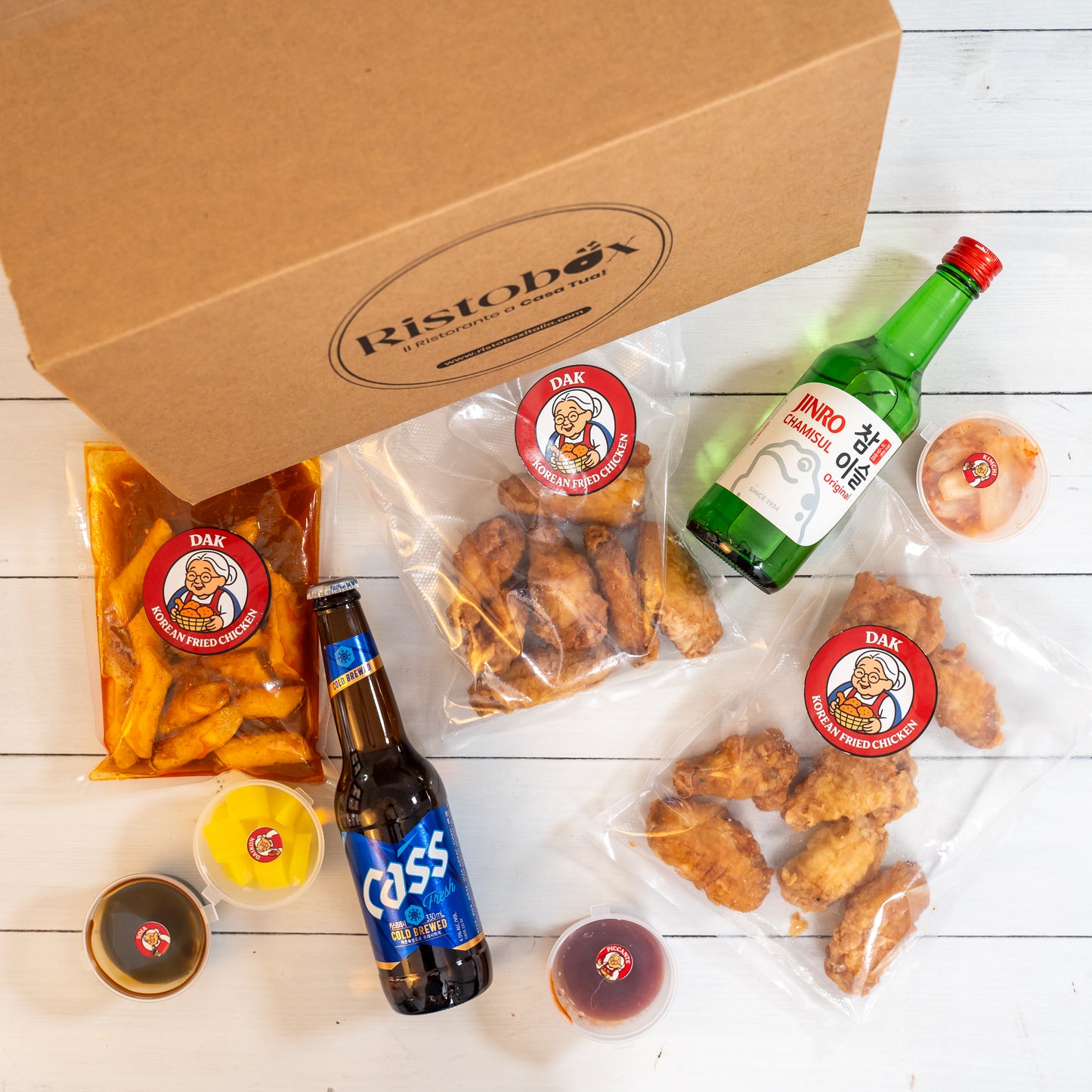 Box Alette di pollo fritto coreano