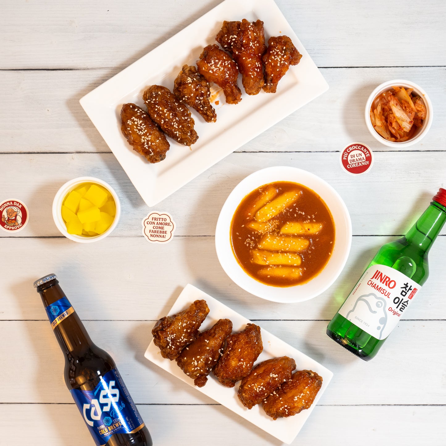 Box Alette di pollo fritto coreano