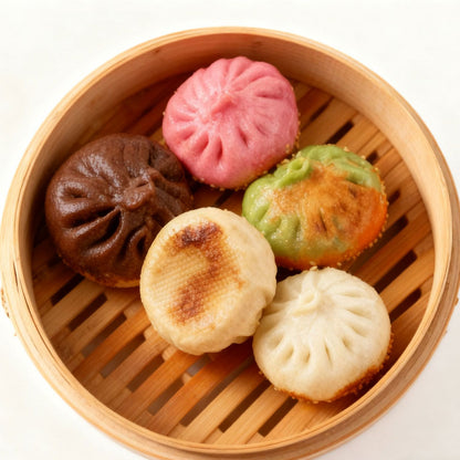 Box Sapori della Cina: mini baozi arcobaleno
