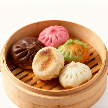 Box Sapori della Cina: mini baozi arcobaleno